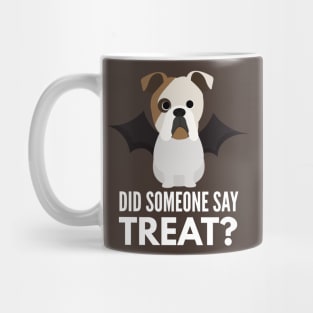 English Bulldog Halloween Trick or Treat Mug